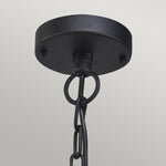 Elstead Lighting Outdoor Hanging from the Klampenborg range. Klampenborg 1 Light Chain Lantern – SKU KLAMPENBORG8-BK