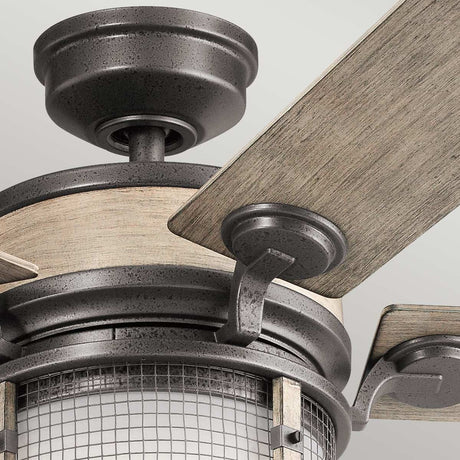 Kichler Ceiling Fan Ahrendale - 60in / 152cm Fan - Anvil Iron part Number = KLF-AHRENDALE-60-AVI