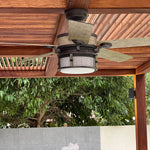 Kichler Ceiling Fan Ahrendale - 60in / 152cm Fan - Anvil Iron part Number = KLF-AHRENDALE-60-AVI