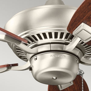 Kichler Ceiling Fan Canfield - 30in / 76cm Fan - Brushed Nickel part Number = KLF-CANFIELD-30-BN