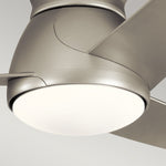 Kichler Ceiling Fan Eris - 60in / 152cm Fan - Brushed Nickel part Number = KLF-ERIS-60-BN