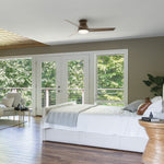 Kichler Ceiling Fan Eris - 60in / 152cm Fan - Walnut part Number = KLF-ERIS-60-WN