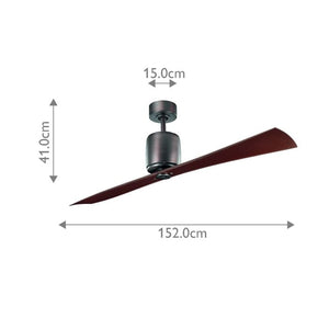 Kichler Ceiling Fan Ferron - 60in / 152cm Fan - Oil Brushed Bronze part Number = KLF-FERRON-60-BB