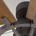 Kichler Ceiling Fan Gentry - 65in / 165cm Fan - Weathered Zinc part Number = KLF-GENTRY-65-WZ
