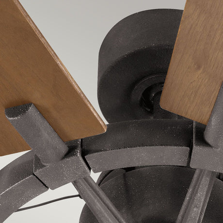 Kichler Ceiling Fan Gentry - 65in / 165cm Fan - Weathered Zinc part Number = KLF-GENTRY-65-WZ