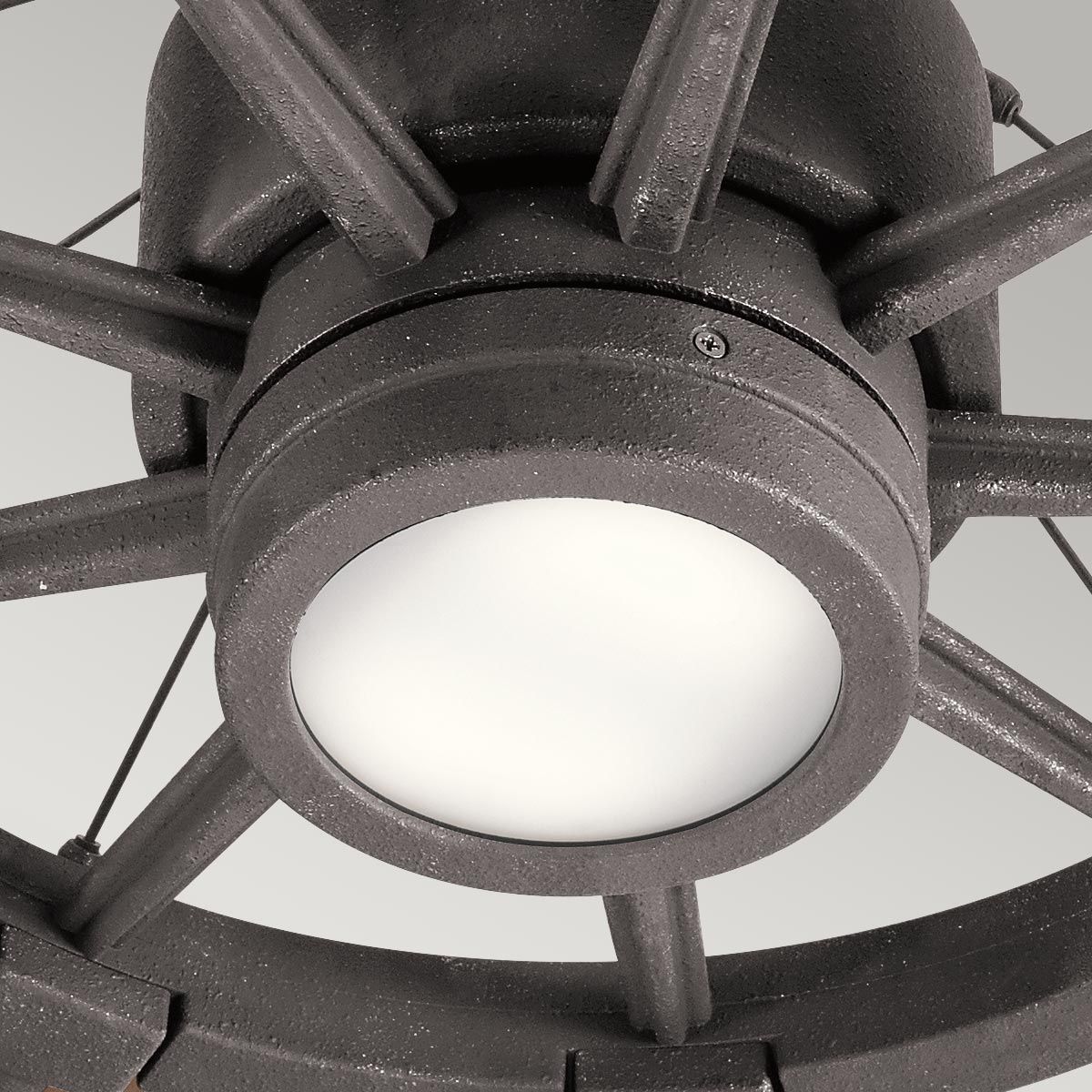Kichler Ceiling Fan Gentry - 65in / 165cm Fan - Weathered Zinc part Number = KLF-GENTRY-65-WZ