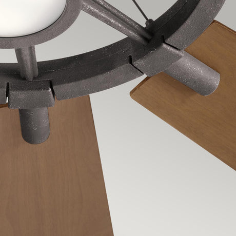 Kichler Ceiling Fan Gentry - 65in / 165cm Fan - Weathered Zinc part Number = KLF-GENTRY-65-WZ
