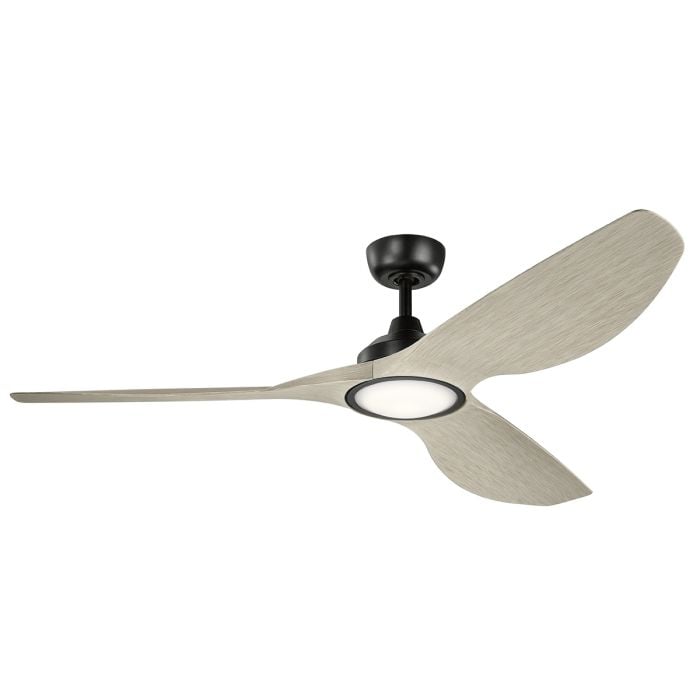 Kichler Ceiling Fan Imari - 65in / 165cm Fan - Satin Black part Number = KLF-IMARI-65-SBK