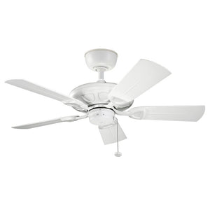 Kichler Ceiling Fan Kevlar - 42in / 107cm Fan - Matte White part Number = KLF-KEVLAR-42-WHT