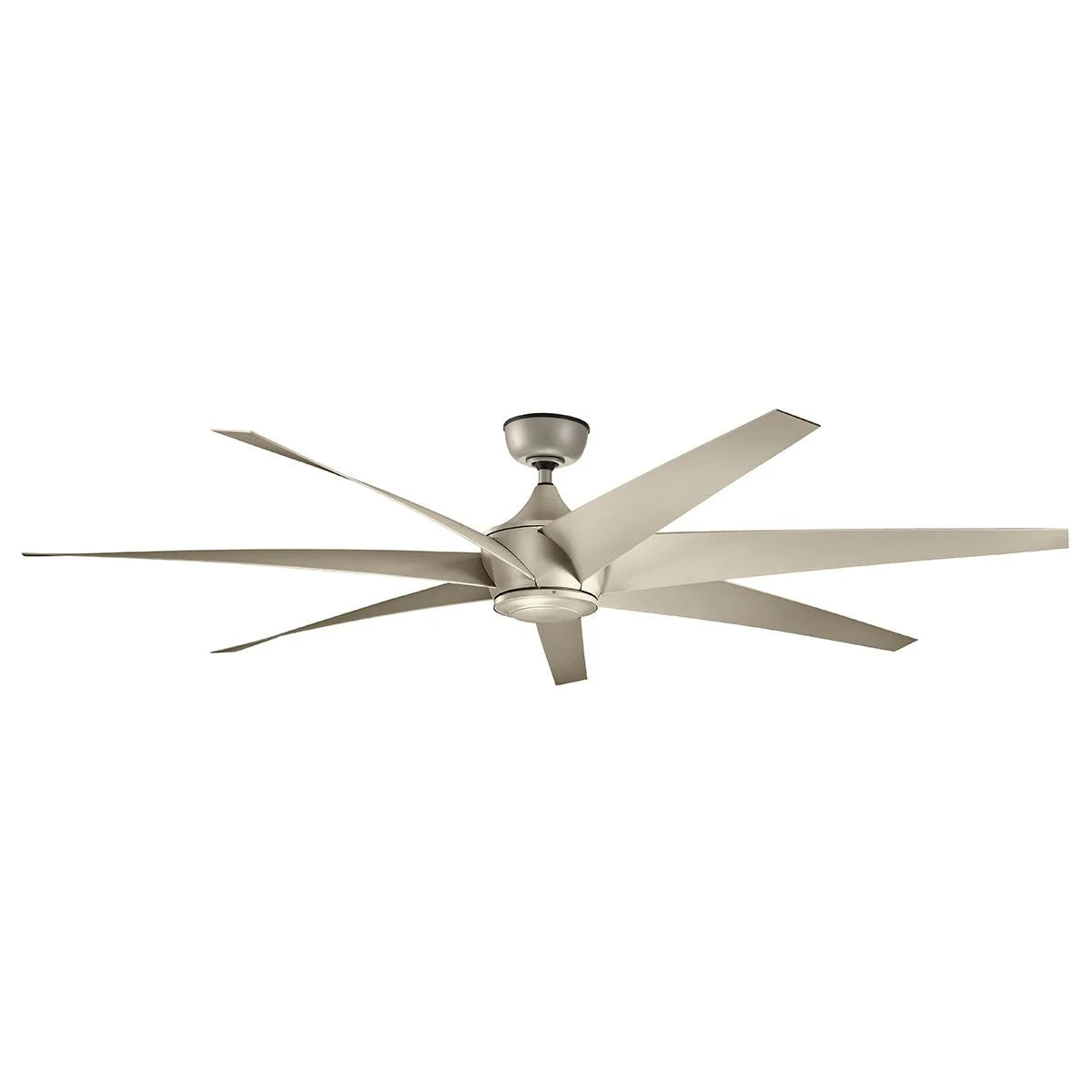 Kichler Ceiling Fan Lehr - 80in / 203cm Fan - Antique Satin Silver part Number = KLF-LEHR-80-AS