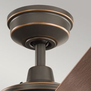 Kichler Ceiling Fan Lyndon Patio - 52in / 132cm Fan - Olde Bronze part Number = KLF-LYNDON-52-OZ