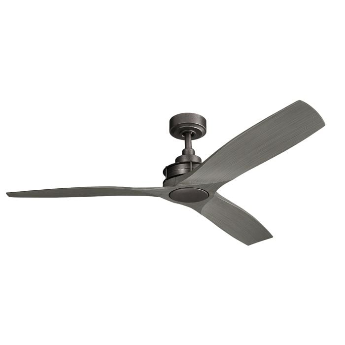 Kichler Ceiling Fan Ried - 56in / 142cm Fan - Anvil Iron part Number = KLF-RIED-56-AVI