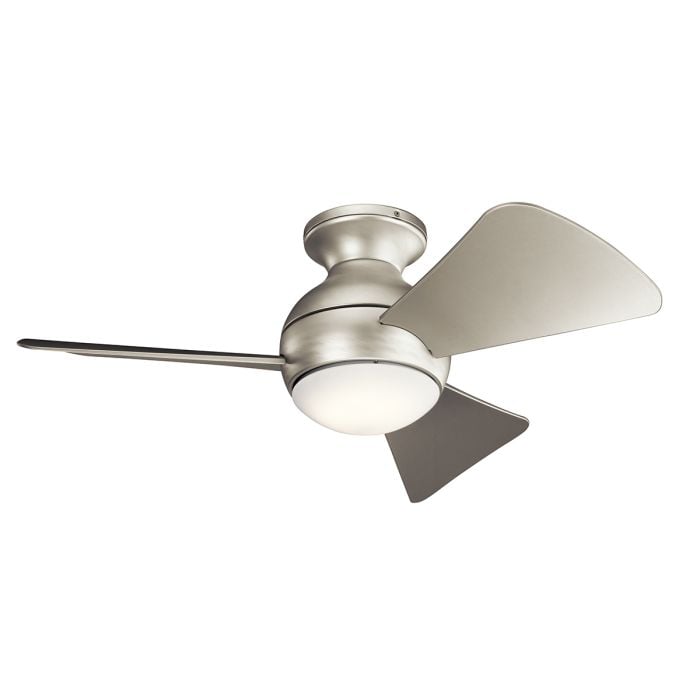Kichler Ceiling Fan Sola - 34in / 86cm Fan - Brushed Nickel part Number = KLF-SOLA-34-BN
