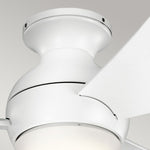Kichler Ceiling Fan Sola - 34in / 86cm Fan - Matte White part Number = KLF-SOLA-34-WHT
