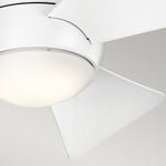 Kichler Ceiling Fan Sola - 34in / 86cm Fan - Matte White part Number = KLF-SOLA-34-WHT