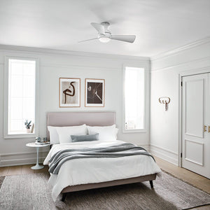 Kichler Ceiling Fan Sola - 34in / 86cm Fan - Matte White part Number = KLF-SOLA-34-WHT