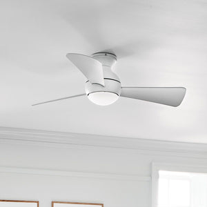 Kichler Ceiling Fan Sola - 34in / 86cm Fan - Matte White part Number = KLF-SOLA-34-WHT