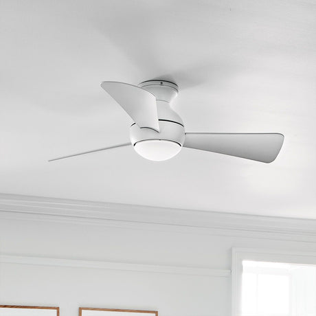 Kichler Ceiling Fan Sola - 34in / 86cm Fan - Matte White part Number = KLF-SOLA-34-WHT