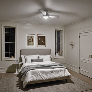 Kichler Ceiling Fan Sola - 34in / 86cm Fan - Matte White part Number = KLF-SOLA-34-WHT