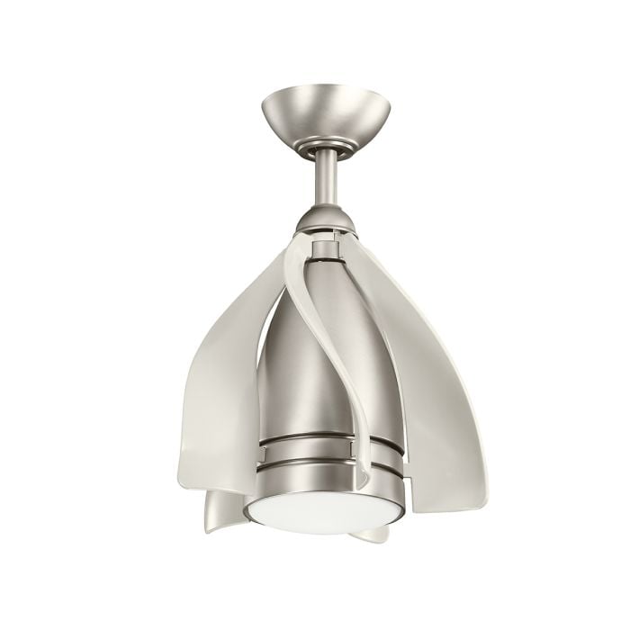 Kichler Ceiling Fan Terna - 15in / 38cm Fan - Brushed Nickel part Number = KLF-TERNA-15-BN