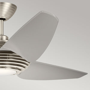 Kichler Ceiling Fan Voya - 60in / 152cm Fan - Brushed Stainless Steel part Number = KLF-VOYA-60-BS