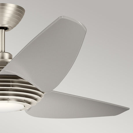 Kichler Ceiling Fan Voya - 60in / 152cm Fan - Brushed Stainless Steel part Number = KLF-VOYA-60-BS