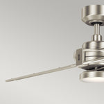 Kichler Ceiling Fan Xety - 56in / 142cm Fan - Brushed Nickel part Number = KLF-XETY-56-BN