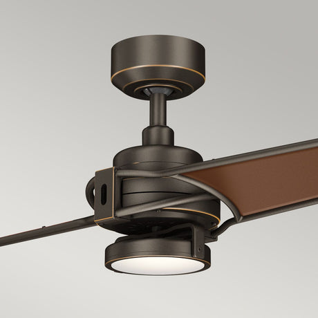 Kichler Ceiling Fan Xety - 56in / 142cm Fan - Olde Bronze part Number = KLF-XETY-56-OZ