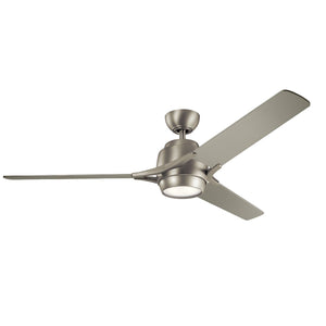 Kichler Ceiling Fan Zeus - 60in / 152cm Fan - Brushed Nickel part Number = KLF-ZEUS-60-BN