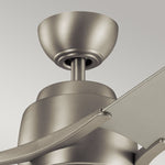 Kichler Ceiling Fan Zeus - 60in / 152cm Fan - Brushed Nickel part Number = KLF-ZEUS-60-BN