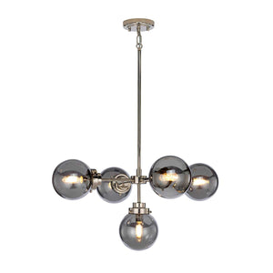 Elstead Lighting Chandelier from the Kula range. Kula 5 Light Chandelier Product Code = KULA5