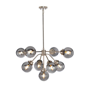 Elstead Lighting Chandelier from the Kula range. Kula 9 Light Chandelier Product Code = KULA9