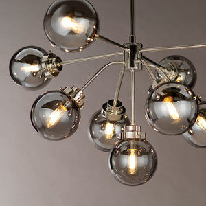 Elstead Lighting Chandelier from the Kula range. Kula 9 Light Chandelier Product Code = KULA9