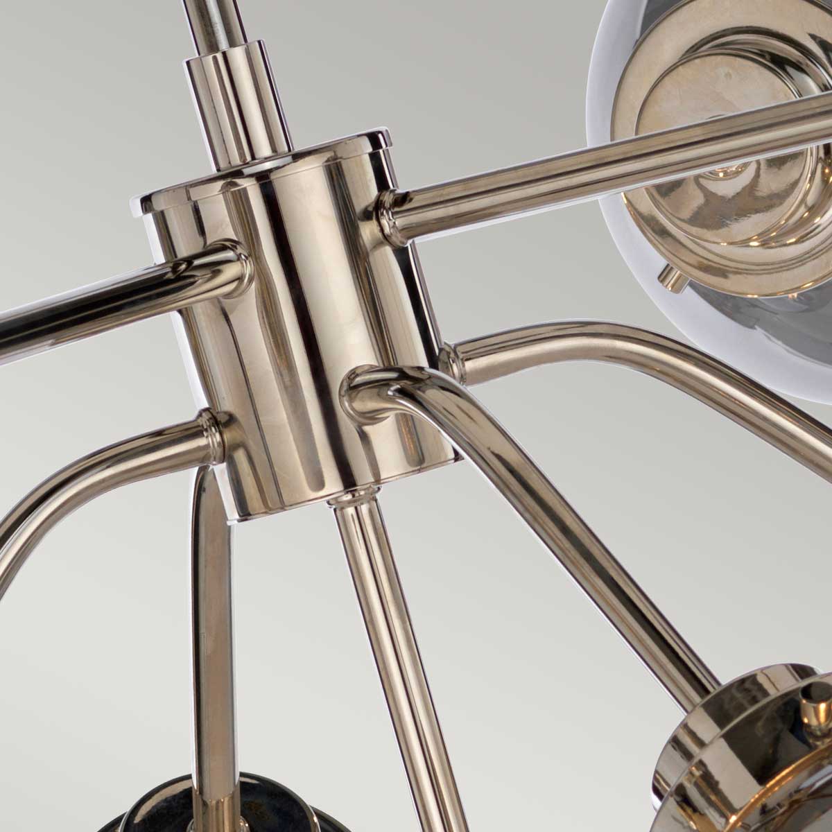 Elstead Lighting Chandelier from the Kula range. Kula 9 Light Chandelier Product Code = KULA9