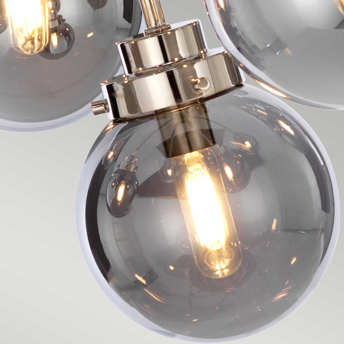 Elstead Lighting Chandelier from the Kula range. Kula 9 Light Chandelier Product Code = KULA9
