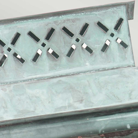 Elstead Lighting Outdoor Wall Light from the Lambeth Palace range. Lambeth Palace 1 Light Wall Lantern - Verdigris Product Code = LAMBETH-PALACE-V