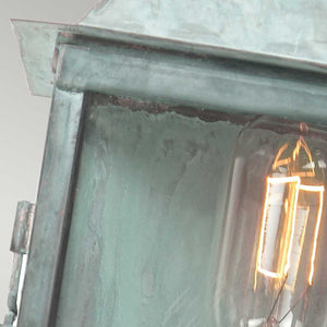 Elstead Lighting Outdoor Wall Light from the Lambeth Palace range. Lambeth Palace 1 Light Wall Lantern - Verdigris Product Code = LAMBETH-PALACE-V