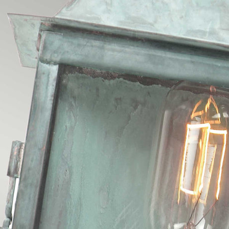 Elstead Lighting Outdoor Wall Light from the Lambeth Palace range. Lambeth Palace 1 Light Wall Lantern - Verdigris Product Code = LAMBETH-PALACE-V