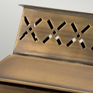 Elstead Lighting Outdoor Wall Light from the Lambeth Palace range. Lambeth Palace 1 Light Wall Lantern - Brass Product Code = LAMBETH-PALACE