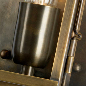 Elstead Lighting Outdoor Wall Light from the Lambeth Palace range. Lambeth Palace 1 Light Wall Lantern - Brass Product Code = LAMBETH-PALACE