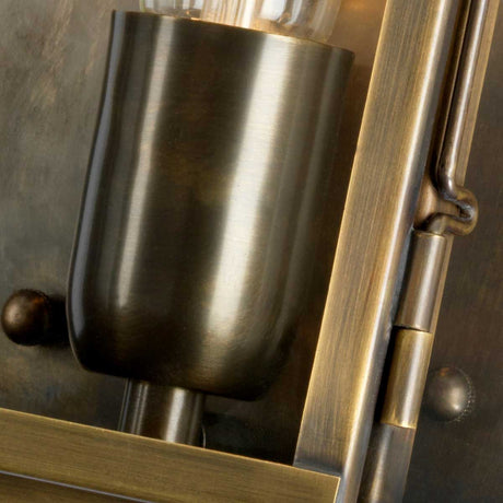Elstead Lighting Outdoor Wall Light from the Lambeth Palace range. Lambeth Palace 1 Light Wall Lantern - Brass Product Code = LAMBETH-PALACE