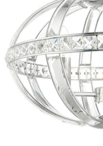 Magnalux Laura 3 Light Oval Pendant Polished Chrome Part Number - LAU03CH