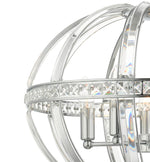 Magnalux Laura 5 Light Oval Pendant Polished Chrome Part Number - LAU05CH