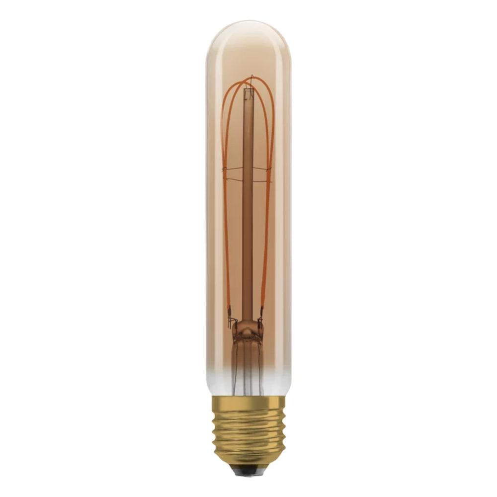 Ledvance FL-CP-L4.8SET/ESG/UWW/DIM 32X165 LDV - Ledvance Tubular Lamps Part Number 4058075761551 LED Tubular Lamp 4.8W Ultra Warm White E27 Gold 32 x 165mm Dimmable