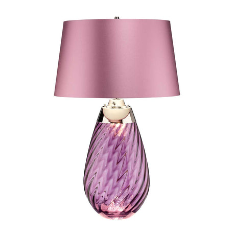 Elstead Lighting Table Lamp from the Lena - Plum range. Lena 2 Light Large Plum Table Lamp Product Code = LENA-TL-L-PLUM