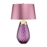 Elstead Lighting Table Lamp from the Lena - Plum range. Lena 2 Light Large Plum Table Lamp Product Code = LENA-TL-L-PLUM