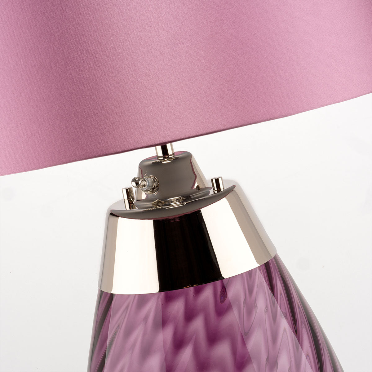 Elstead Lighting Table Lamp from the Lena - Plum range. Lena 2 Light Large Plum Table Lamp Product Code = LENA-TL-L-PLUM