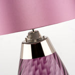 Elstead Lighting Table Lamp from the Lena - Plum range. Lena 2 Light Large Plum Table Lamp Product Code = LENA-TL-L-PLUM