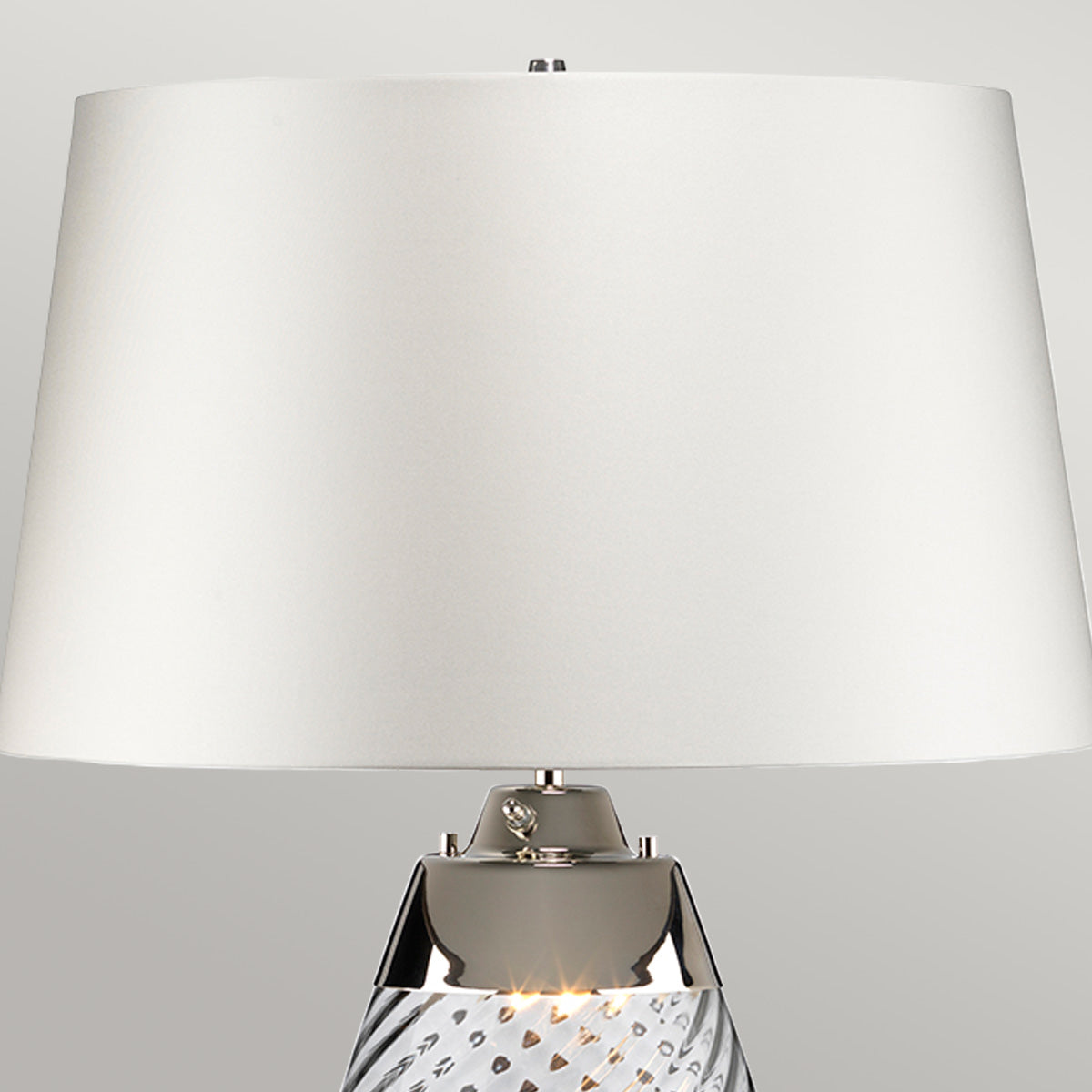 Elstead Lighting Table Lamp from the Lena - Blue range. Lena 2 Light Small Blue Table Lamp  with Off-white Shade Product Code = LENA-TL-S-BLUE-OWSS