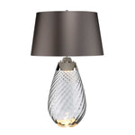 Elstead Lighting Table Lamp from the Lena - Smoke range. Lena 2 Light Large Smoke Table Lamp Product Code = LENA-TL-L-SMOKE
